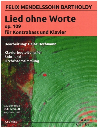 Lied ohne Worte op.109 fr Kontrabass und Klavier