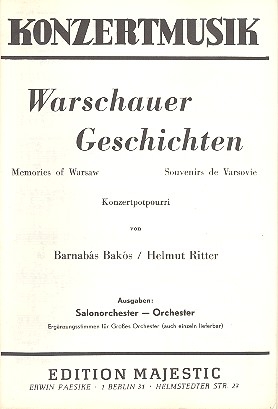 Warschauer Geschichten: fr Salonorchester