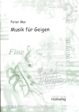 Musik fr Geigen fr 3 Violinen Partitur und Stimmen