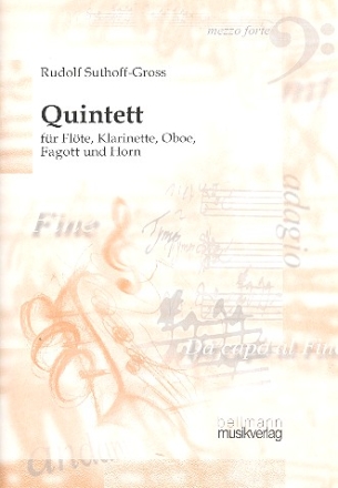 Quintett fr Flte, Oboe, Karinette, Horn und Fagott Partitur