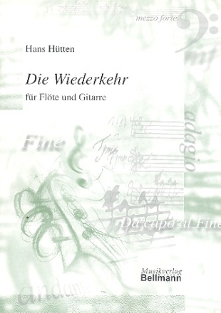 Wiederkehr fr Flte und Gitarre Partitur und Stimme