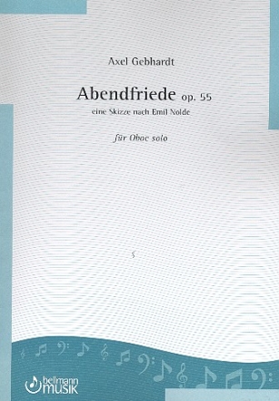 Abendfriede op.55 fr Oboe