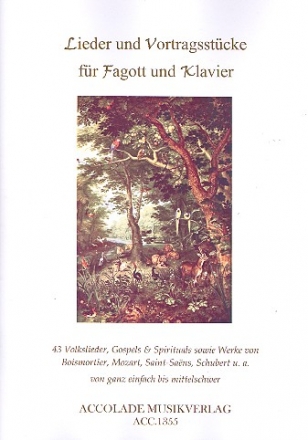 Lieder und Vortragsstcke fr Fagott und Klavier