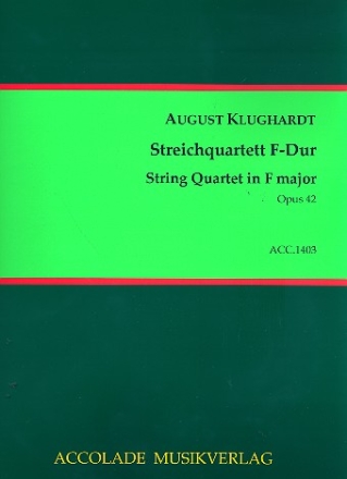 Streichquartett F-Dur op.42 Partitur und Stimmen