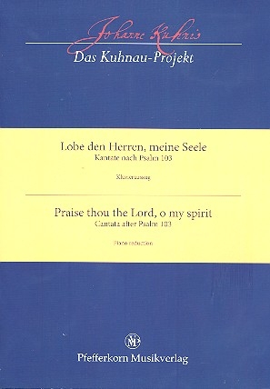 Lobe den Herren meine Seele fr gem Chor (SSATB) und Orchester Klavierauszug