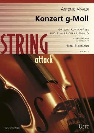 Konzert g-Moll RV531 fr 2 Kontrabsse und Klavier (Cembalo)