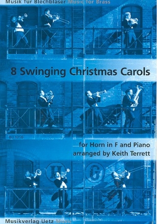 8 swinging Christmas Carols for horn in F and piano