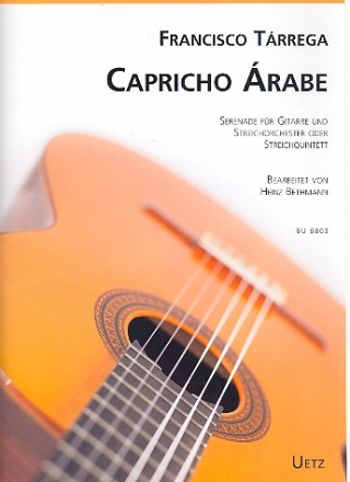 Capricho rabe fr Gitarre und Streichorchester (5 Streicher) Partitur und Stimmen (Streicher 3-2-2-2-1)