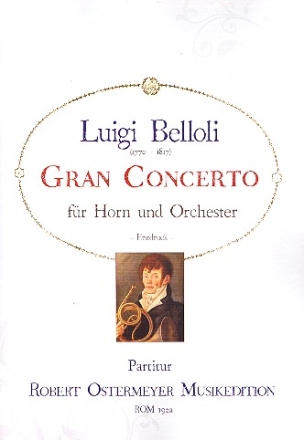 Gran Concerto fr Horn und Orchester Partitur