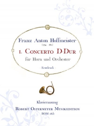 Hoffmeister, Franz Anton Concerto fr Horn Horn, Klavier Klavierauszug