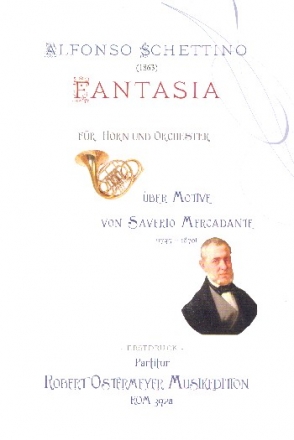 Fantasia ber Motive von Saverio Mercadante fr Horn und Orchester Partitur