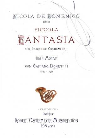 Piccola Fantasia fr Horn und Orchester Partitur