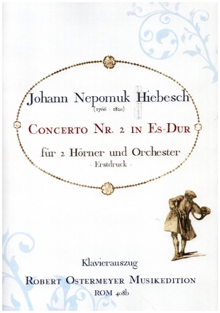 Concerto Nr.2 Es-Dur fr 2 Hrner und Orchester Klavierauszug mit Hornstimmen