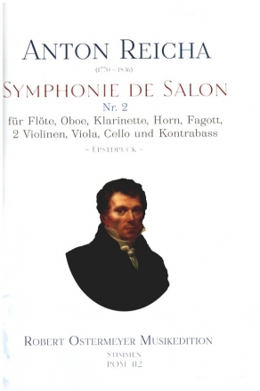 Symphonie de Salon Nr.2 fr Flte, Oboe, Klarinette, Horn, Fagott, 2 Violinen, Va, Vc und Kb Stimmen