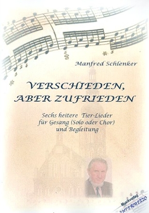 Verschieden aber zufrieden fr Gesang (Chor unisono) und Instrumente Partitur und Stimmen