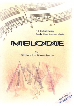 Melodie op.42 fr Blasorchester Partitur und Stimmen