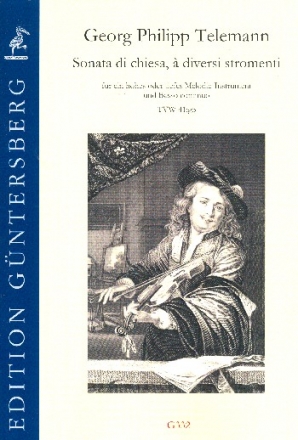 Sonata da chiesa  diversi stromenti g-Moll TWV41:g5 fr hohes (tiefes) Melodieinstrument und Bc Partitur und Stimmen (Bc ausgesetzt)