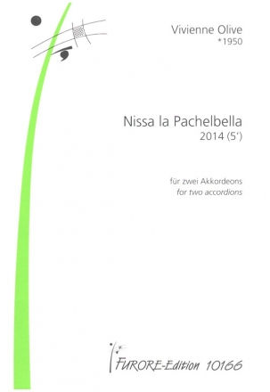 Nissa la Pachelbella fr 2 Akkordeons Partitur und Stimmen