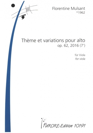 Thme et variations pour alto op.62 fr Viola