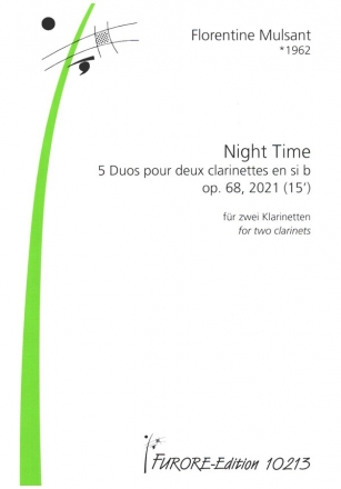 Night Time op.68 fr 2 Klarinetten Spielpartitur