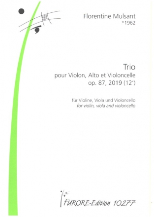 Trio op.87 fr Violine, Viola und Violoncello Partitur und Stimmen