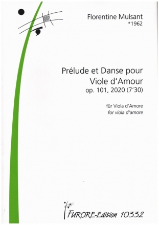 Prlude et Danse pour viole d'amour op.101 fr Viole d'Amore