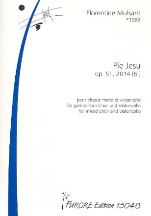 Pie Jesu op.51 fr gem Chor und Violoncello Partitur und Violoncellostimme