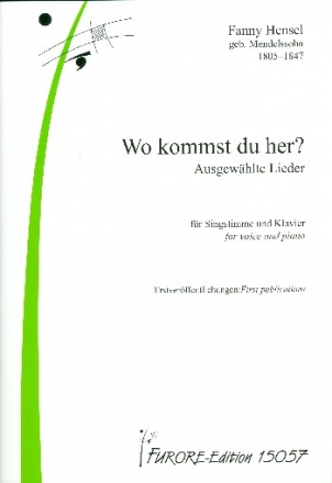 Wo kommst du her fr Gesang und Klavier