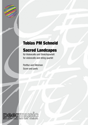 Sacred Landcapes for violoncello and string quartet score and parts