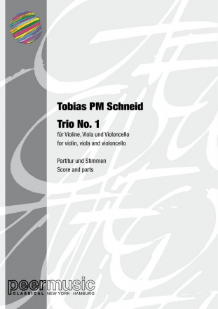 String Trio No. 1 for violin, viola and violoncello score and parts