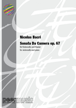 Sonata da camera op.67 fr Violoncello und Klavier