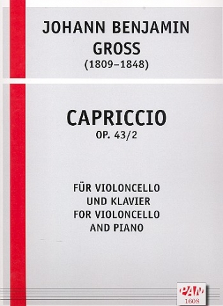 Capriccio op.43,2 fr Violoncello und Klavier