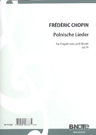 17 polnische Lieder op.74 fr Gesang (hoch) und Klavier (dt/en)