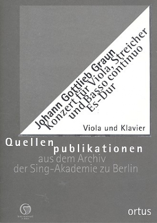 Konzert Es-Dur WVCv:XIII:116 fr Viola, Streicher und Bc Klavierauszug