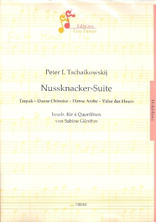 Nussknacker-Suite fr 4 Flten Partitur und Stimmen