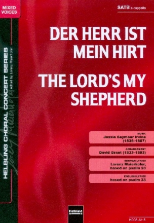 Der Herr ist mein Hirt fr gem Chor a cappella Partitur (dt/en)