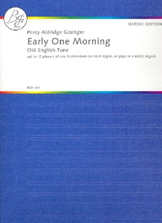 Early One Morning set for 2 players at one harmonium (or reed, pipe or electric organ)