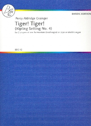 Tiger! Tiger! set for 2 players at one harmonium (or reed, pipe or electric organ