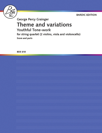 Grainger, Percy Aldridge Theme and Variations Streichquartett