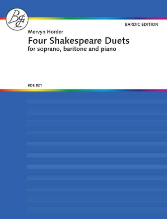 Horder, Mervyn Four Shakespeare Duets Sopran, Bariton und Klavier