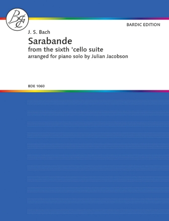 Bach, Johann Sebastian / Jacobson, Julian Sarabande Klavier