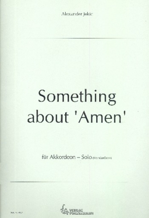 Something about Amen fr Akkordeon