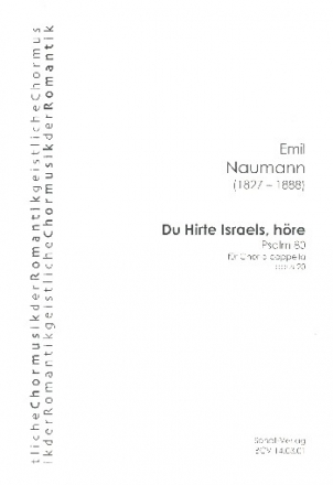 Du Hirte Israels hre op.20 fr gem Chor a cappella Partitur