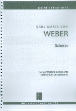 Scherzo fr flexibles Ensemble Partitur und Stimmen