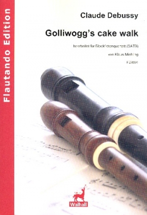 Golliwogg's Cake Walk fr 4 Blockflten (SATB) Partitur und Stimmen