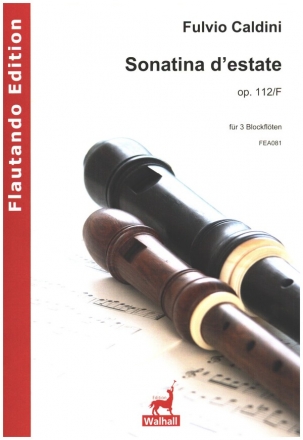 Sonatina d'estate op.112/F fr 3 Blockflten (SSB) Partitur und Stimmen