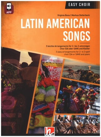 Latin American Songs (+App) fr gem Chor (SA/SAM) und Klavier Partitur