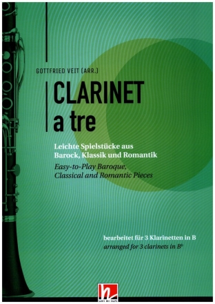 Clarinet a tre fr 3 Klarinetten in B Partitur und Stimmen