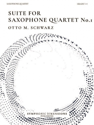 Suite for Woodwind Quartet No. 1 for 4 saxophones score and parts