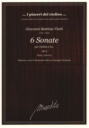 6 Sonate op.4 per violino e bc